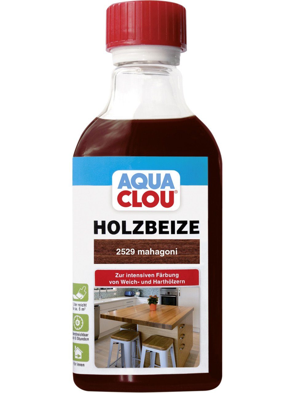 Holzbeize Aqua Clou Holzbeize 250 ml mahagoni