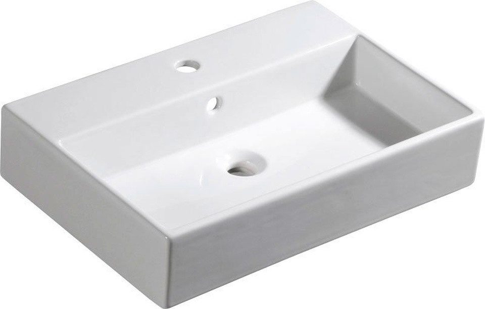 Isvea Waschtisch PURITY Keramik-Waschtisch 60x42cm, weiß, Isvea-10PL50060