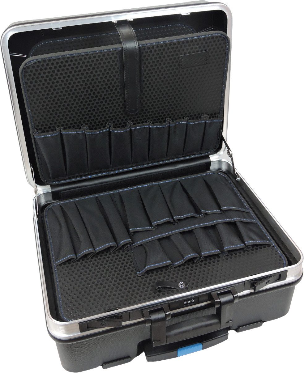 FAMEX Werkzeugkoffer 600-L Trolley ABS Werkzeugkoffer Trolley - Volumen 36L, Kapazität bis 30kg