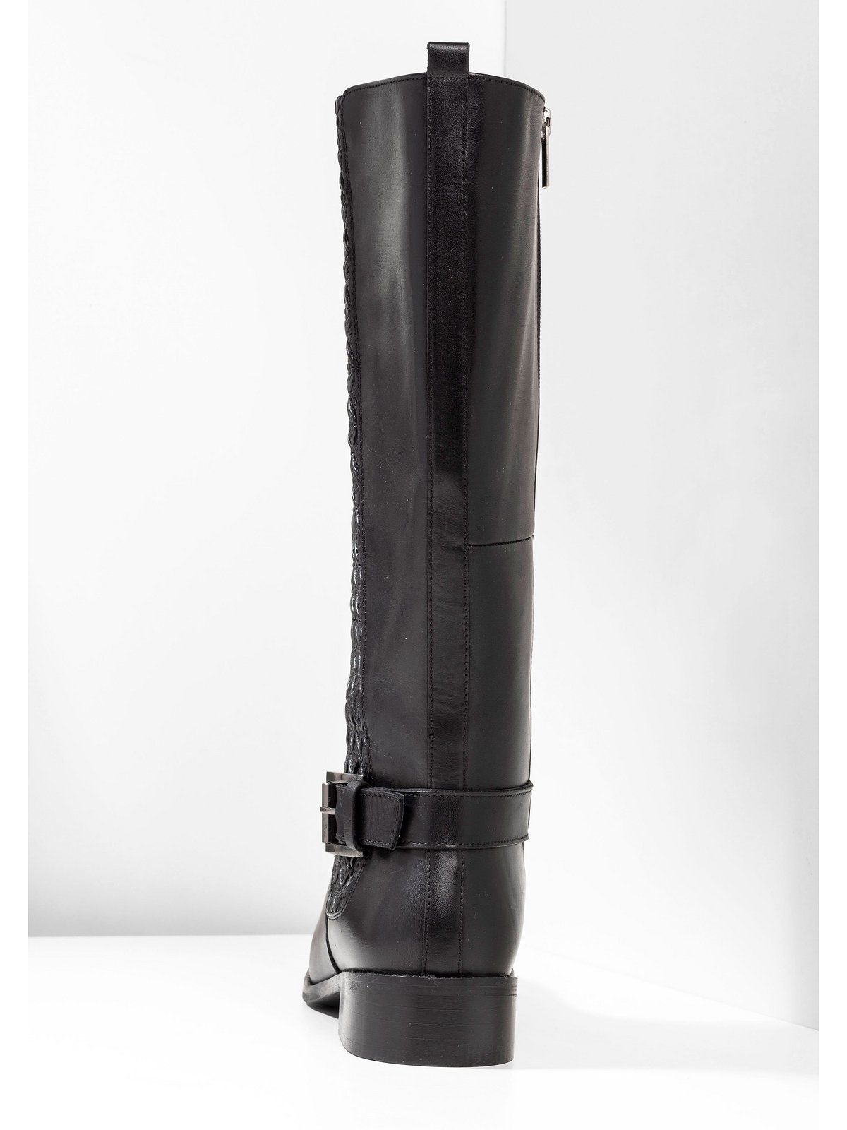 Sheego Große Größen Weitschaftstiefel aus glattem günstig online kaufen