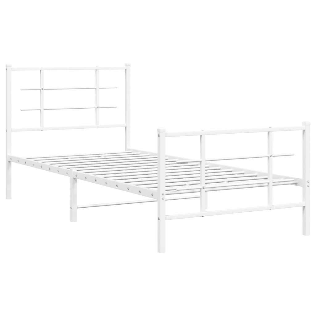 vidaXL Bett Bettgestell mit Kopf- und günstig online kaufen