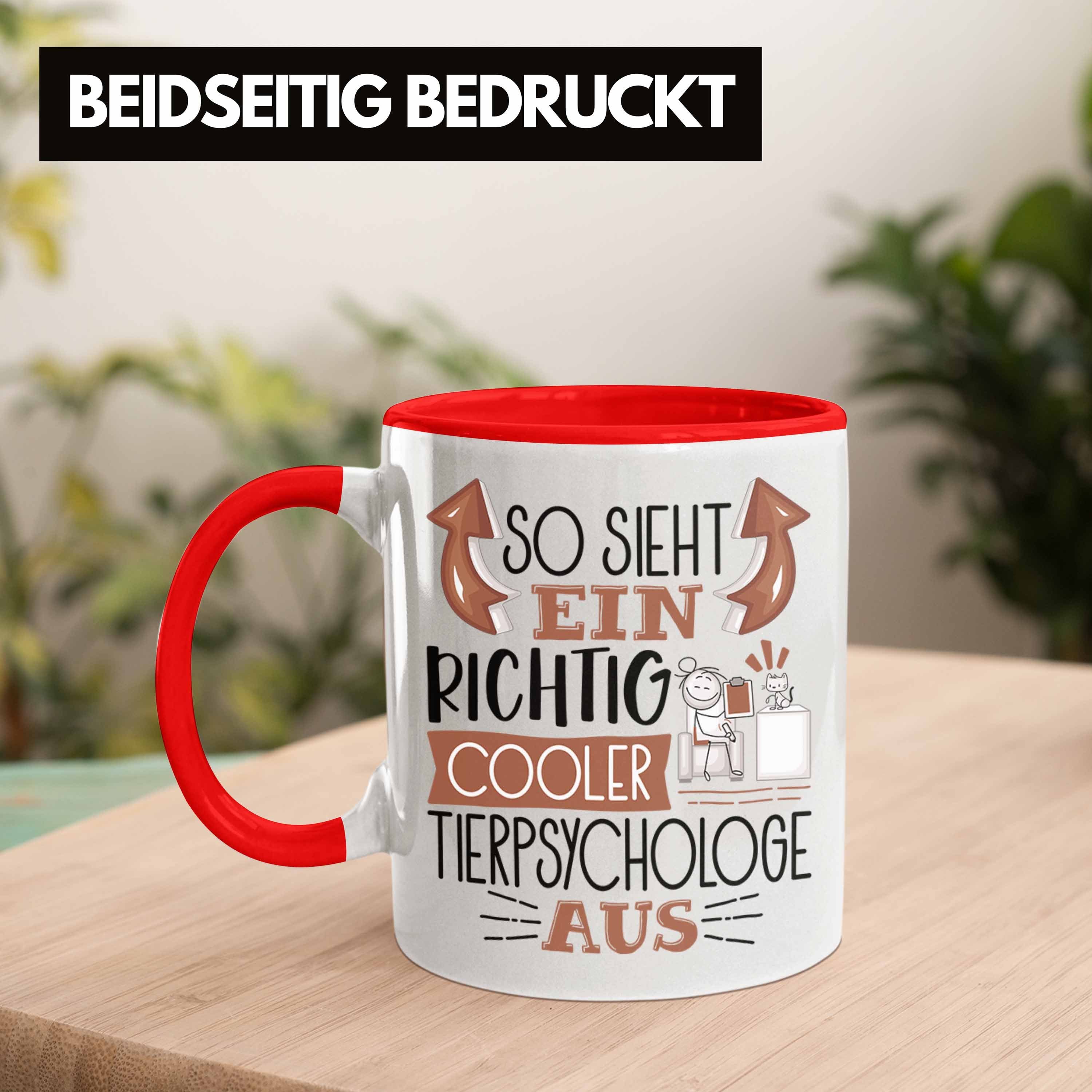 Sieht Richtig Tasse Aus Trendation Ge Cooler Tierpsychologe So Tasse Rot Tierpsychologe Ein