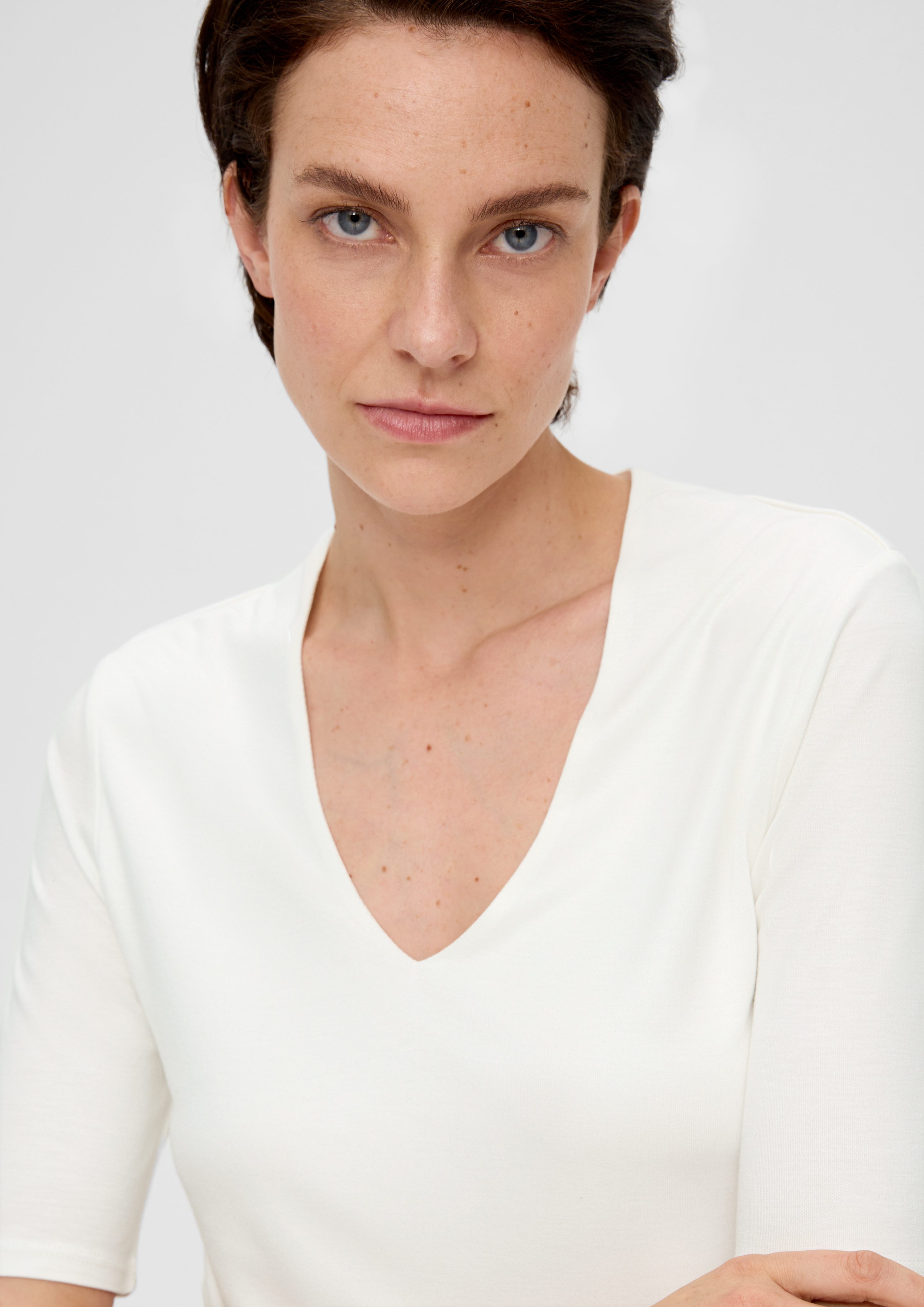 s.Oliver BLACK LABEL Kurzarmshirt T-Shirt mit günstig online kaufen