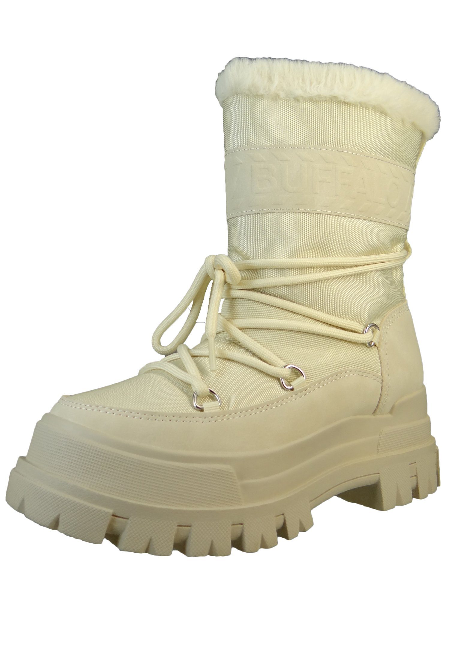 2 Buffalo Aspha 1622334 Stiefel Beige Vegan Blizzard