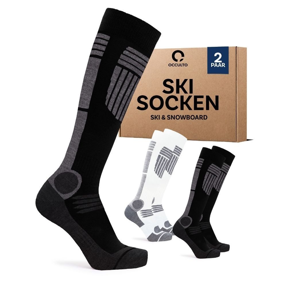 OCCULTO Skisocken Damen Skisocken 2er Pack (Modell: Maria) (2-Paar)
