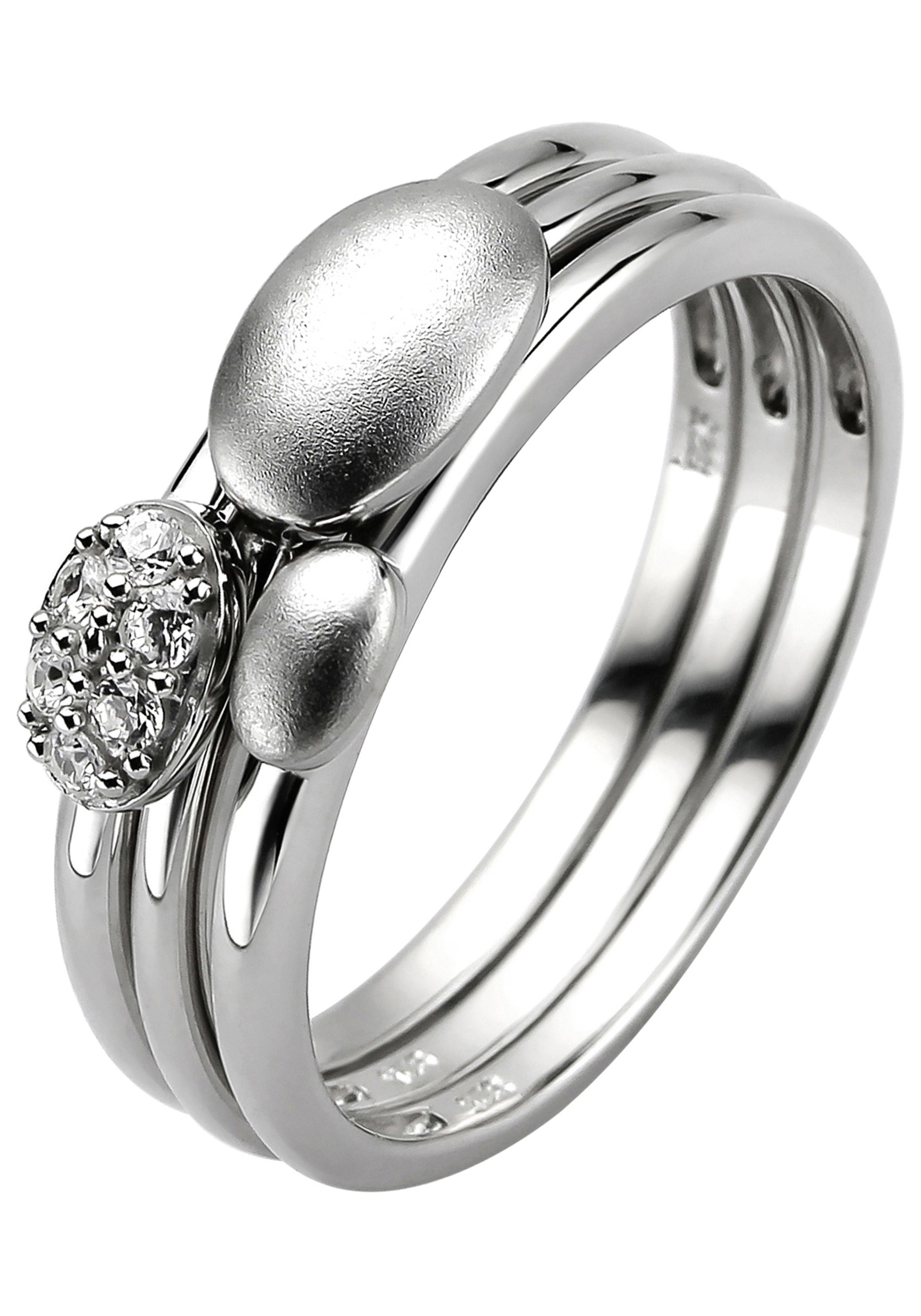 JOBO Fingerring, 3-teilig 925 Silber mit günstig online kaufen