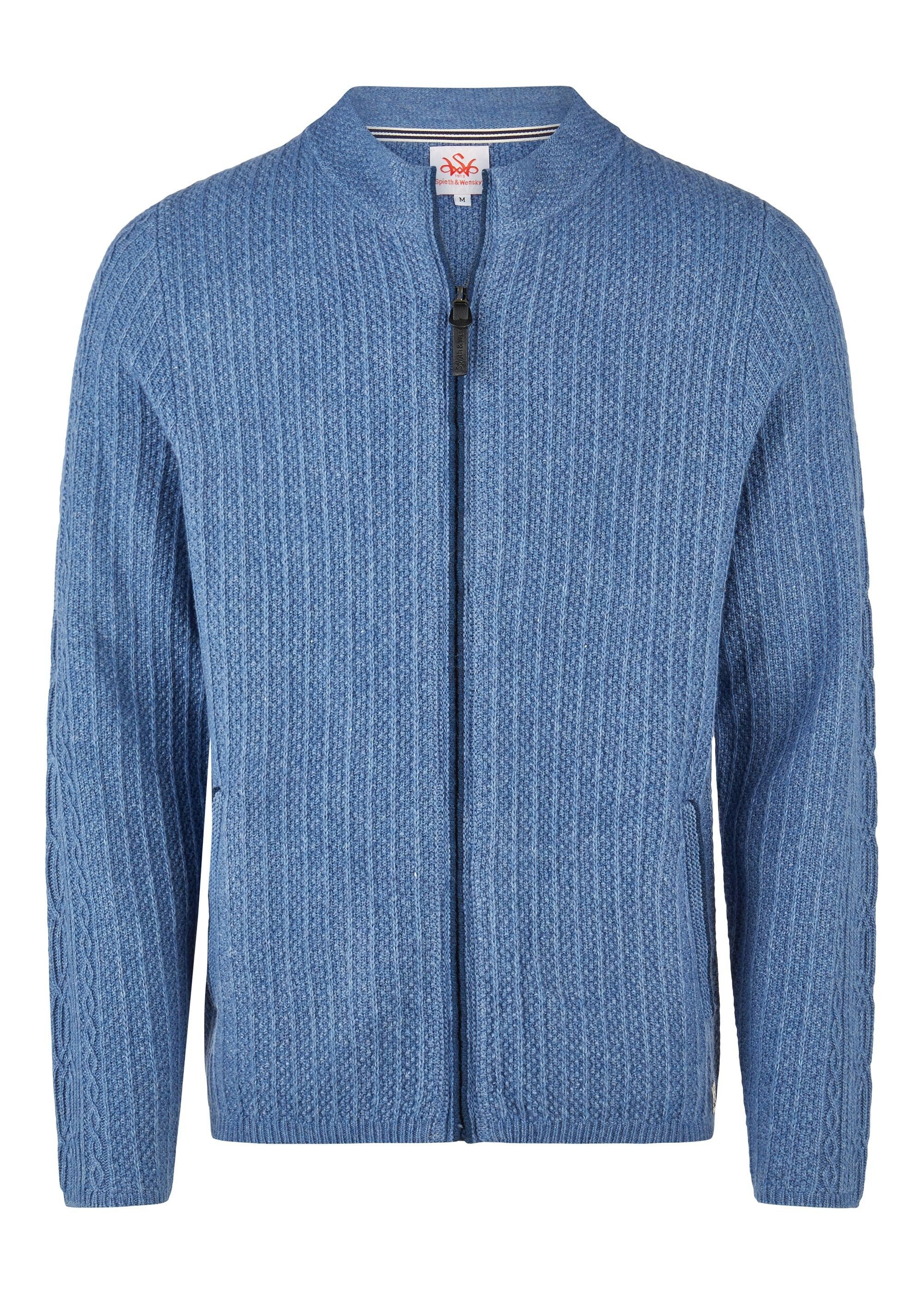 Spieth & Wensky Trachtenstrickjacke Hagen (1-tlg) in Melierte Optik