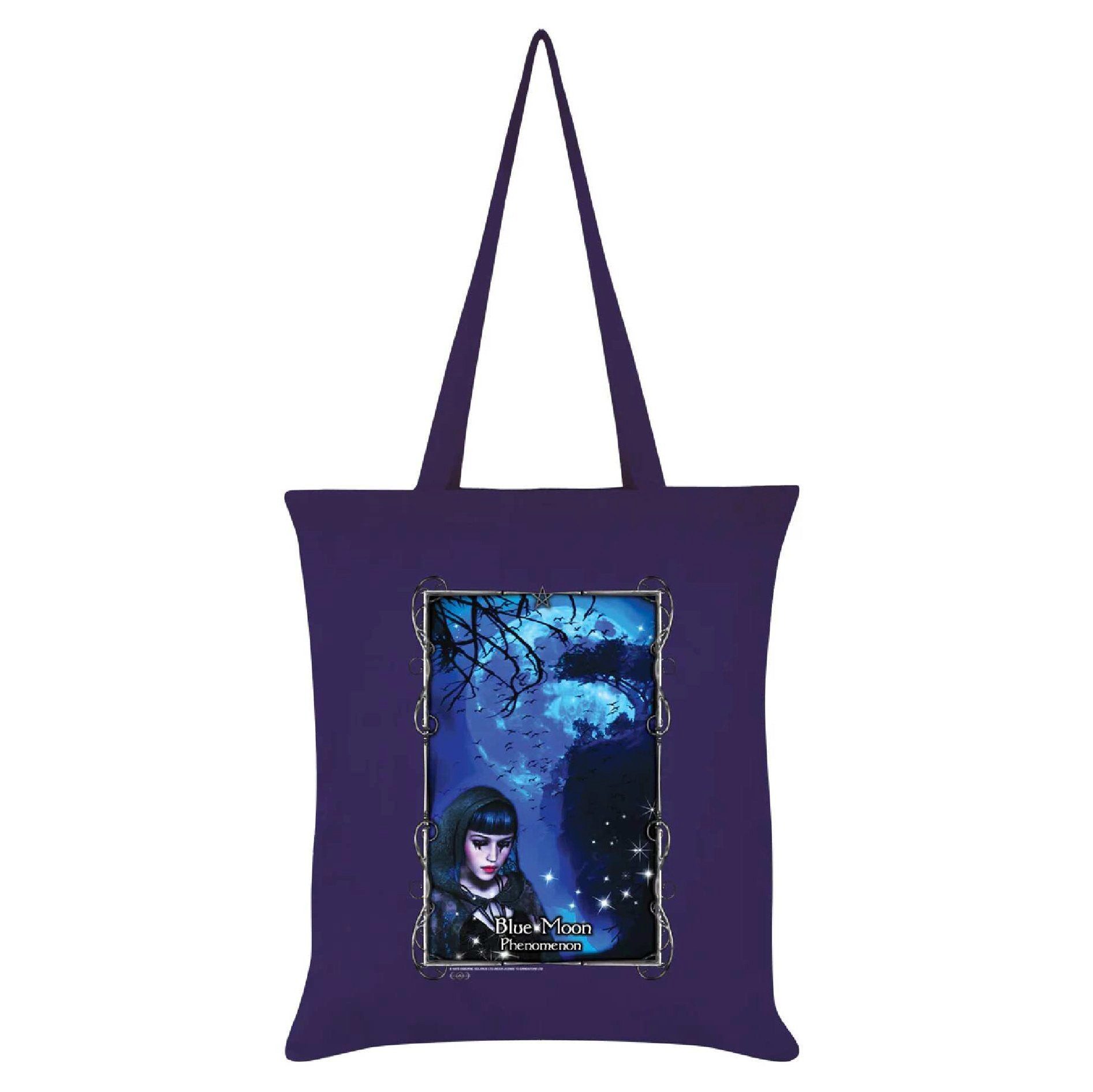 Grindstore Schultertasche Gothic Stofftasche Blue Moon