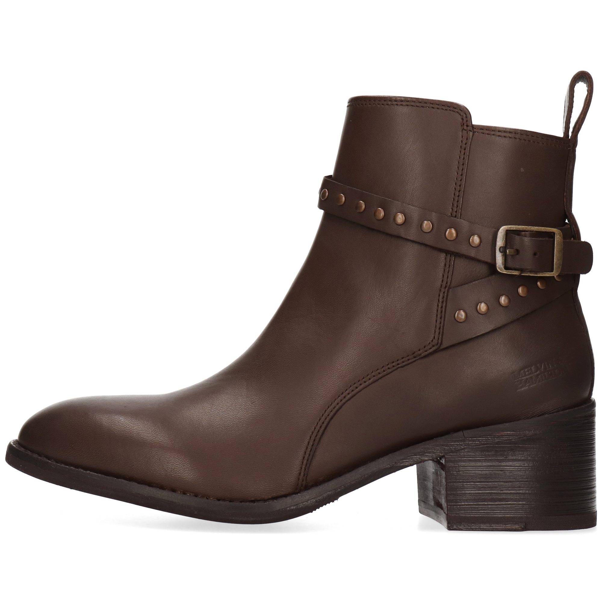 Melvin & Hamilton Charlize 5 Leder-Jodhpur Boots für Damen Stiefelette Block-Absatz, Echtes Leder