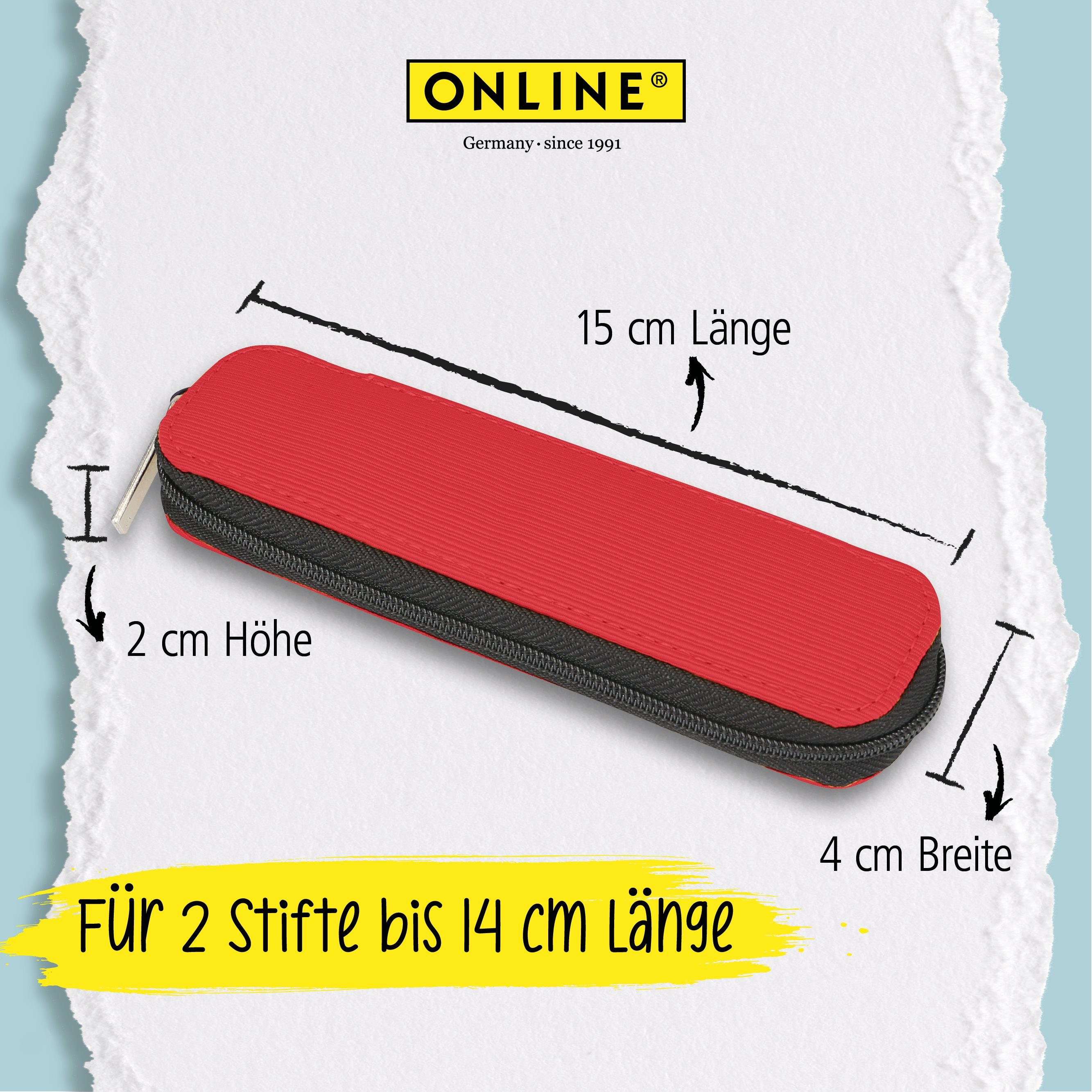 Online Federmäppchen Pen Stifteetui Rot