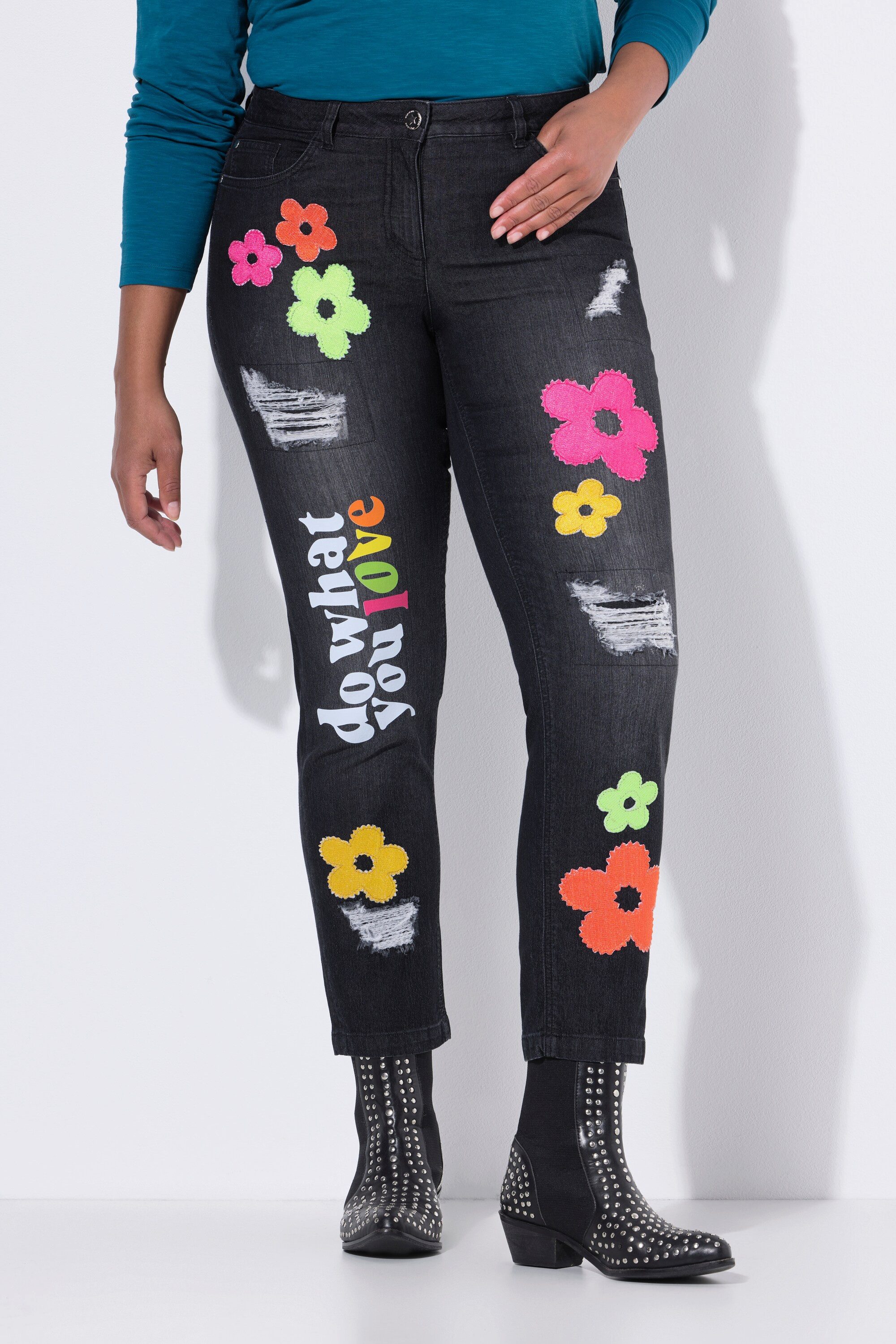 Angel of Style 5-Pocket-Jeans 7/8-Jeans Straight günstig online kaufen