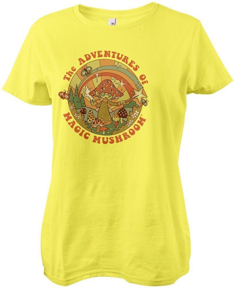 Steven Rhodes T-Shirt The Adventures Of Magic Mushroom Girly Tee