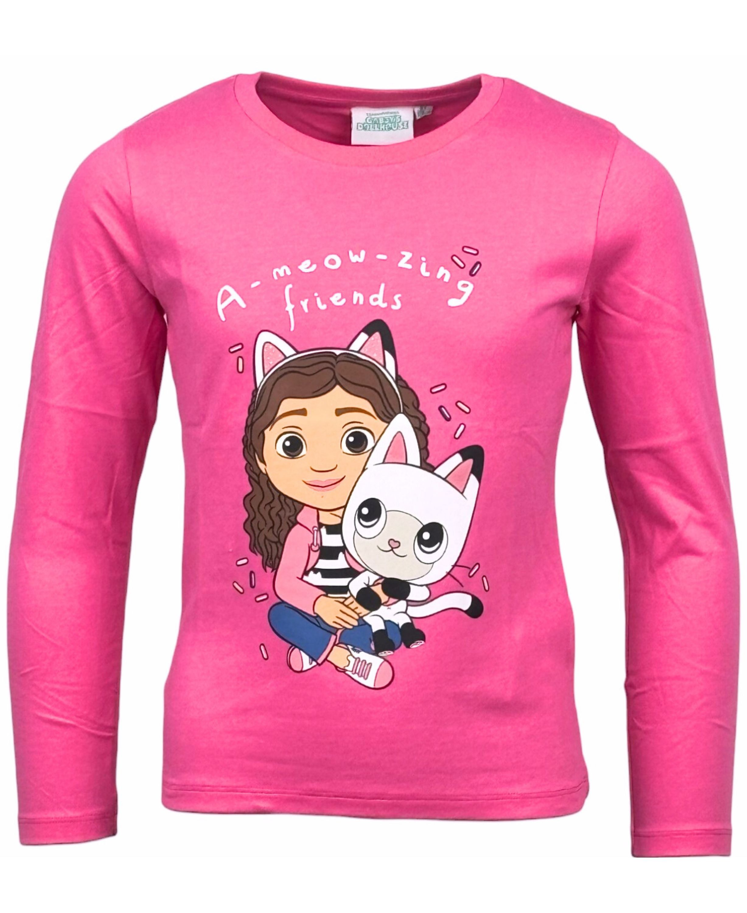 Langarmshirt Gabby & Kitty Cat - A-meow-zing friends