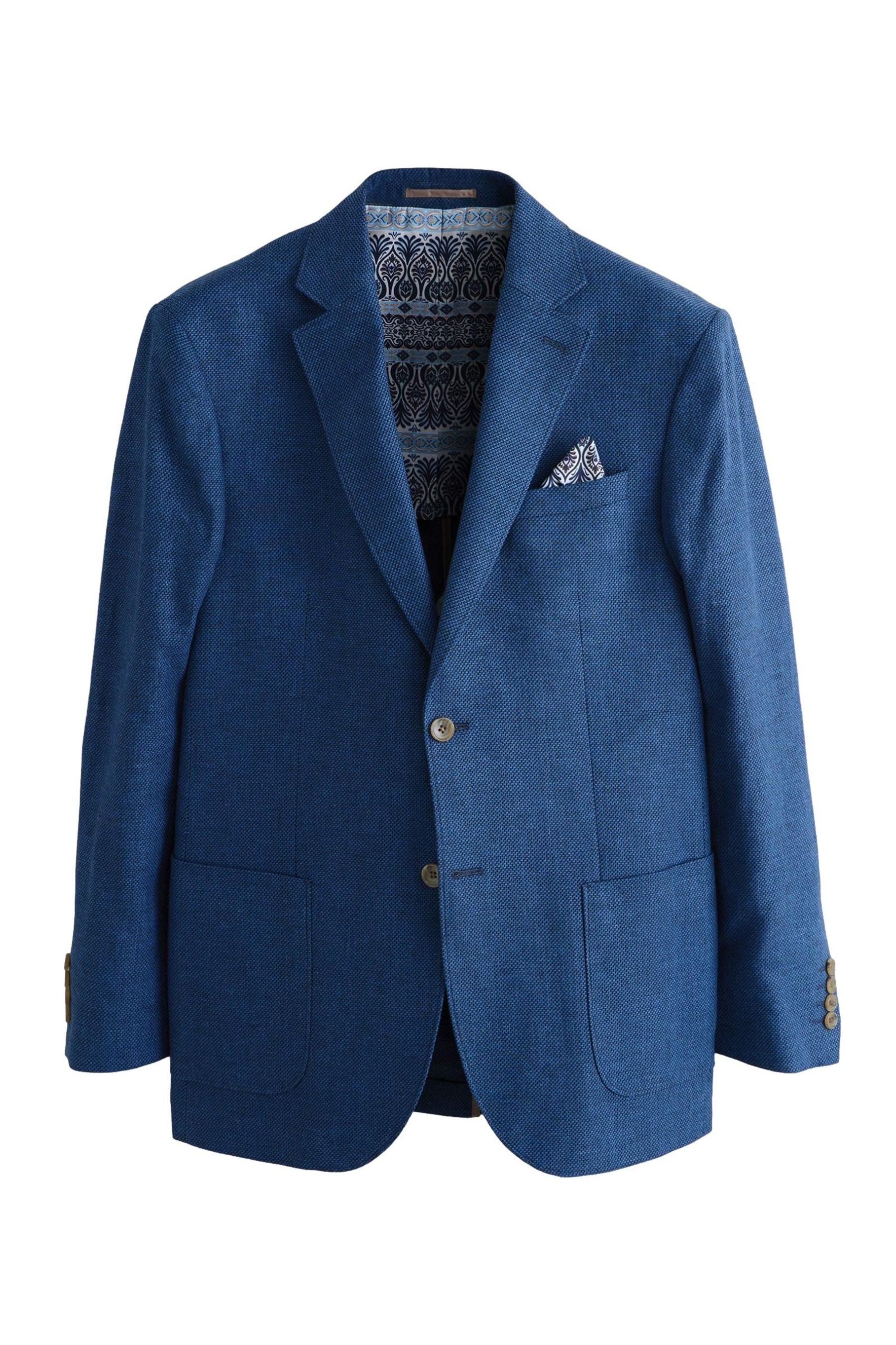 Next Jackenblazer Strukturierter Blazer aus Leinenmix, Regular Fit (1-tlg)