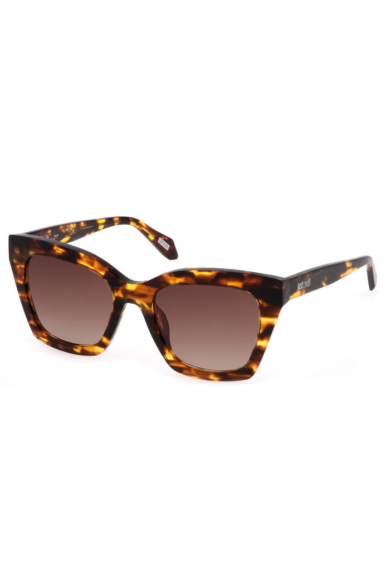 Just Cavalli Sonnenbrille Damen Sonnenbrille Braun: Quadratisch, Stilvolles Design & Details