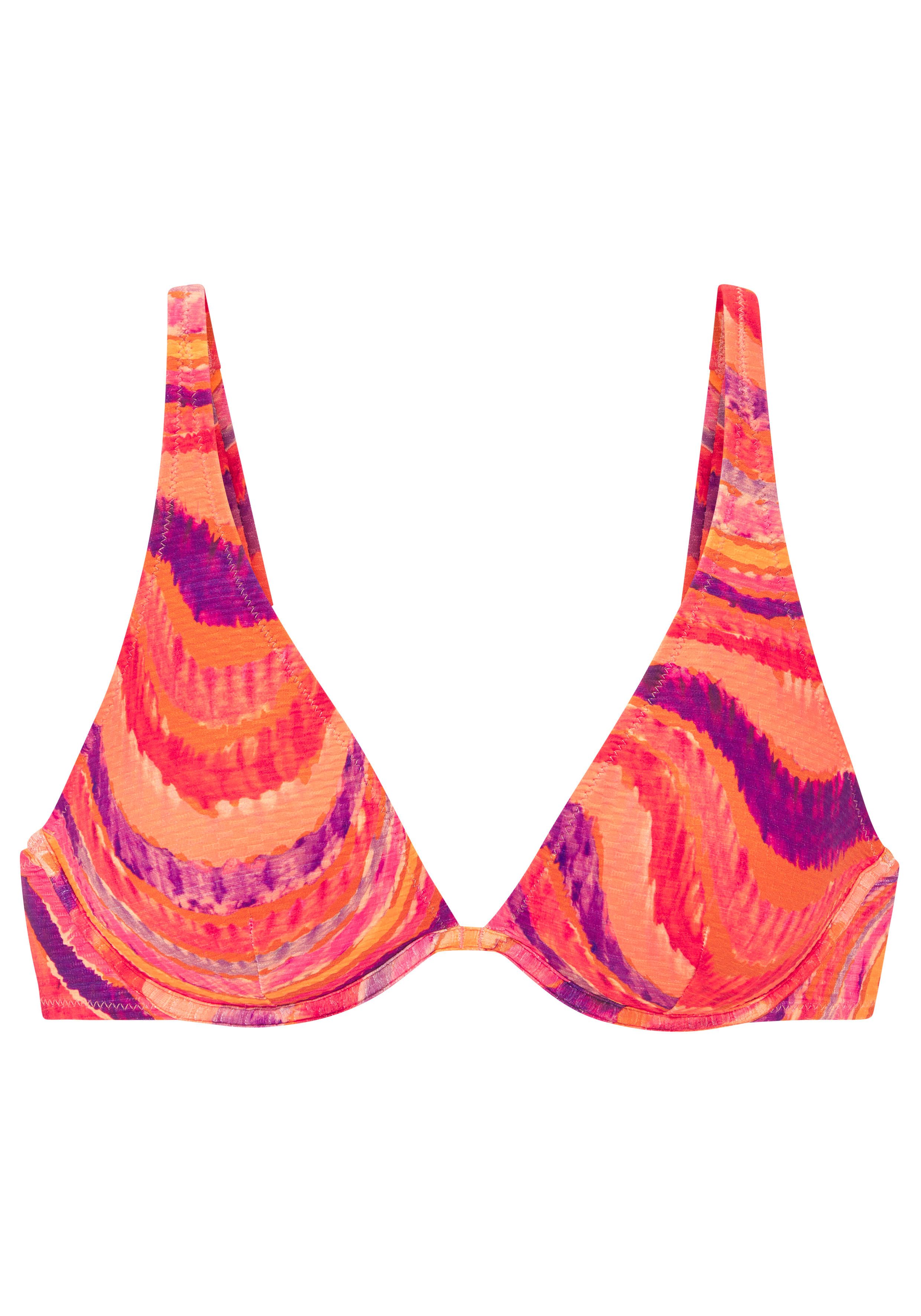Bruno Banani Bügel-Bikini-Top Kira, Mit modernem Print günstig online kaufen