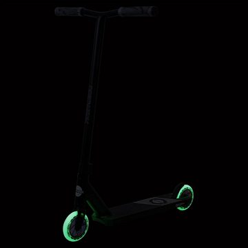 Driftwerk Stuntscooter Freestyle Kinderroller Tretroller DS1.5 Glow in The Dark, Räder leuchten im Dunkeln