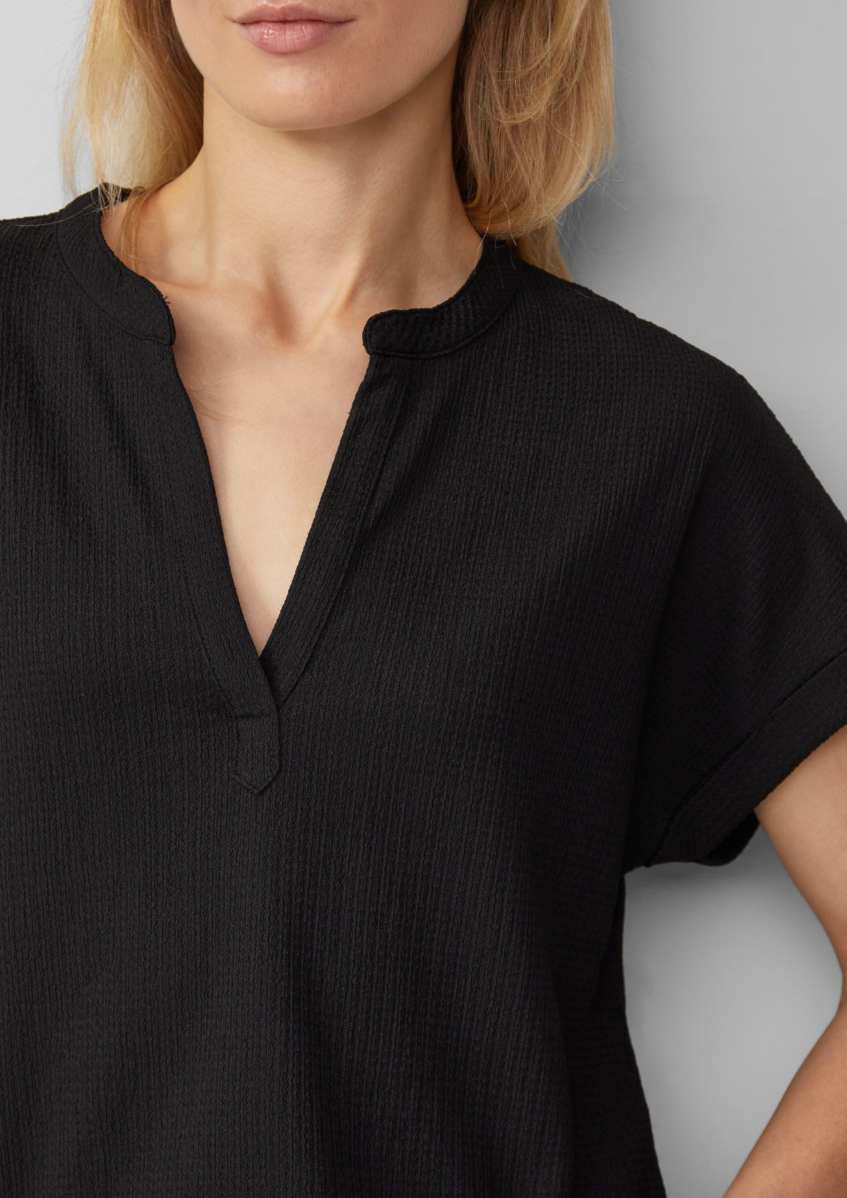 s.Oliver Shirttop Strukturiertes Blusenshirt im Relaxed günstig online kaufen