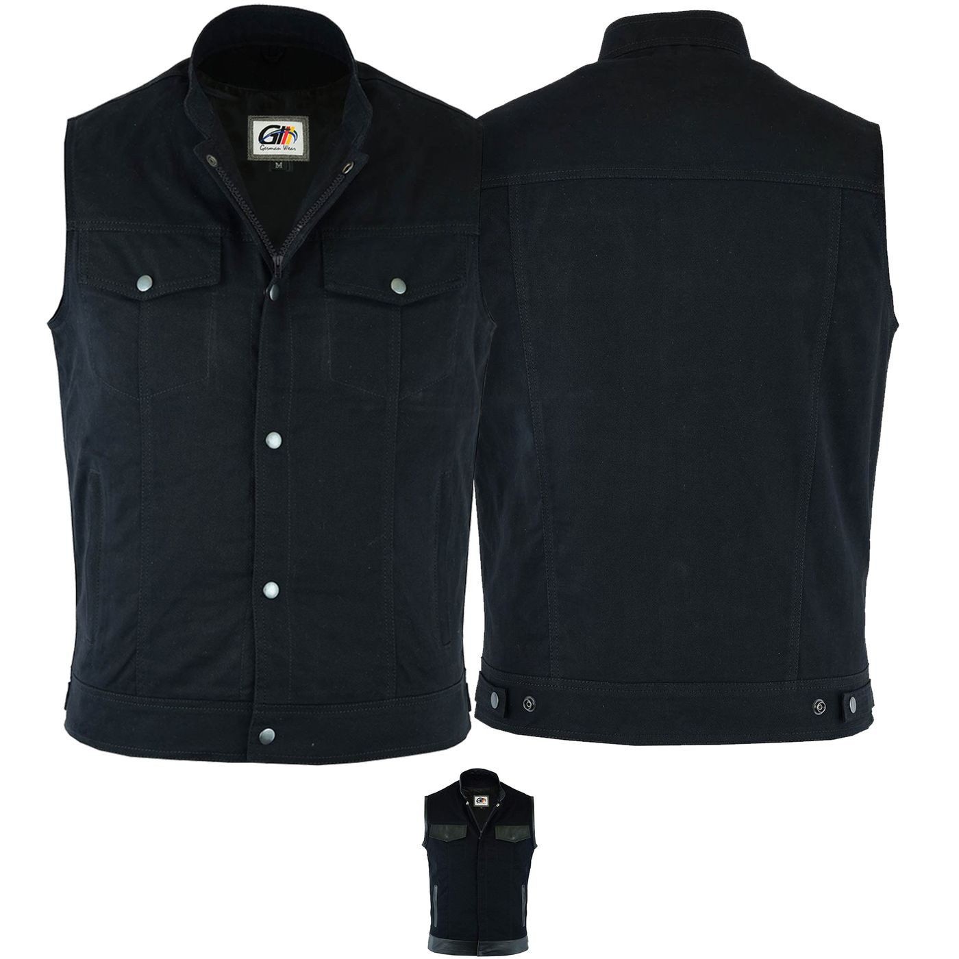German Wear Motorradweste GW691 Denim Motorrad günstig online kaufen