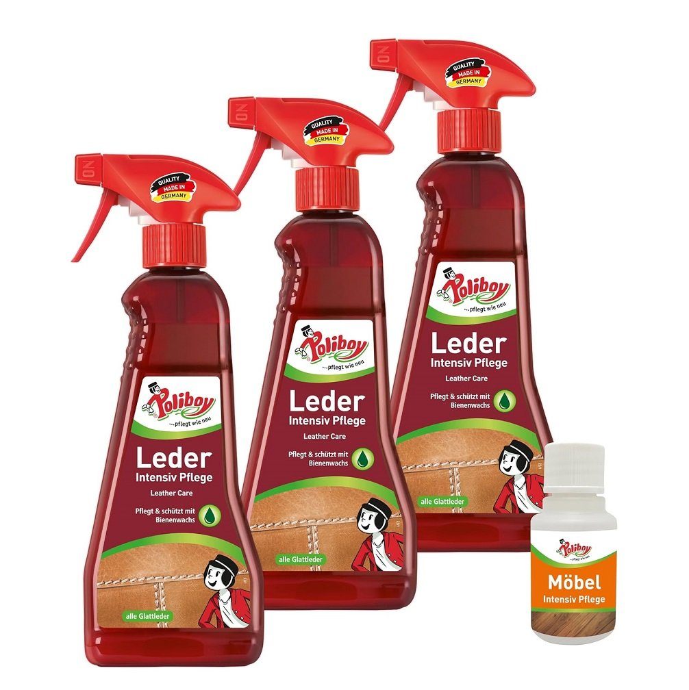 7237501, 3er Leder Intensiv Pflege + Möbel Probe Lederreiniger