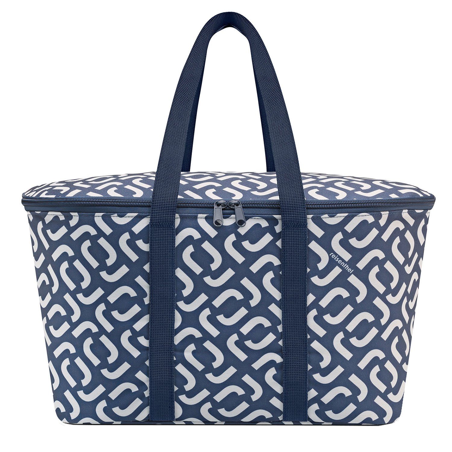 Wahl Picknickkorb l Einkaufskorb coolerbag REISENTHEL® 20 Kühltasche navy Thermo Dekor zur Farbe signature -