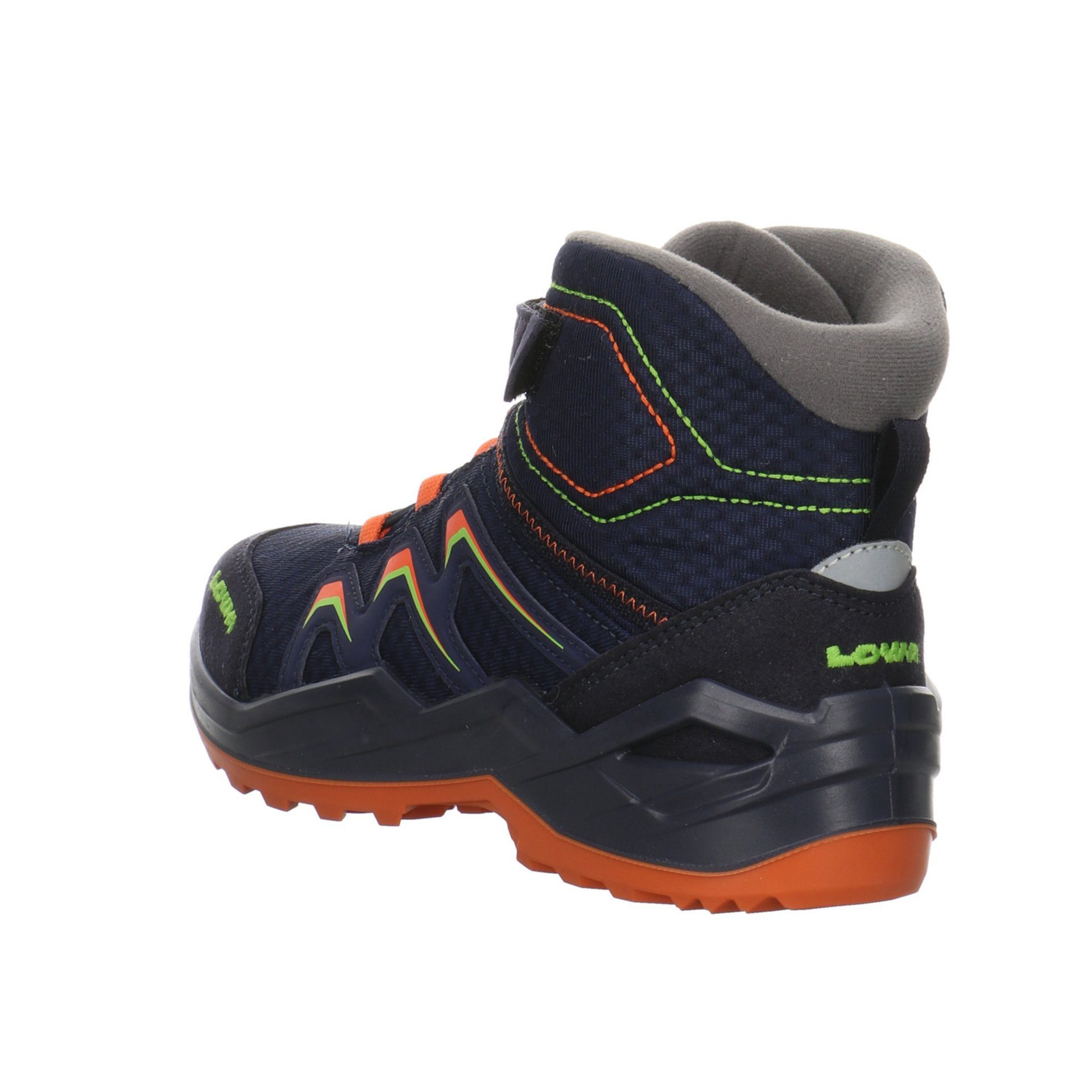 Jungen Textil Stiefel Stiefel Lowa Maddox navy/orange Schuhe GTX Warm Boots