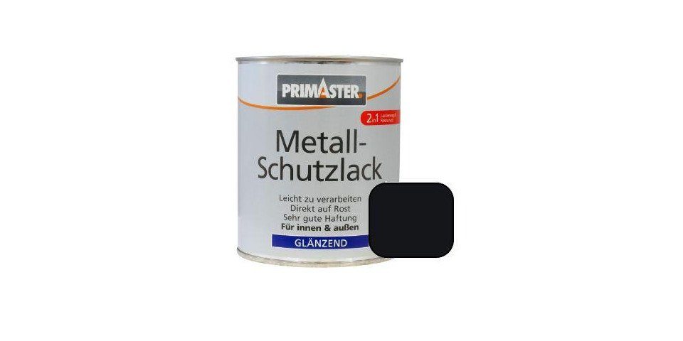 Primaster Metallschutzlack Primaster Metall-Schutzlack RAL 9005 750 ml