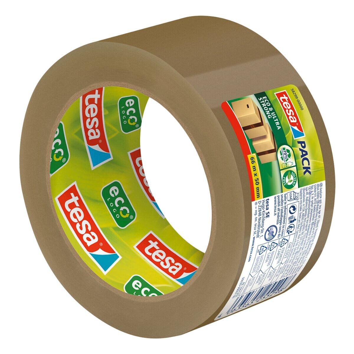 tesa Klebeband eco & ultra strong (1-St) 50 mm / 66 m