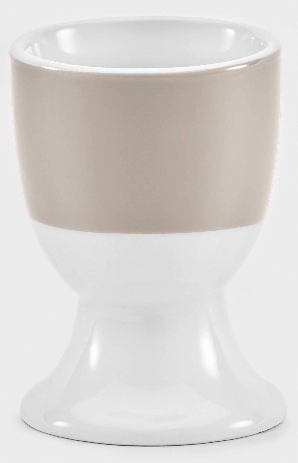 van Well Eierbecher Vario, (Set, 6-tlg., 6 Eierbecher), Porzellan, spülmaschinen- und mikrowellengeeignet