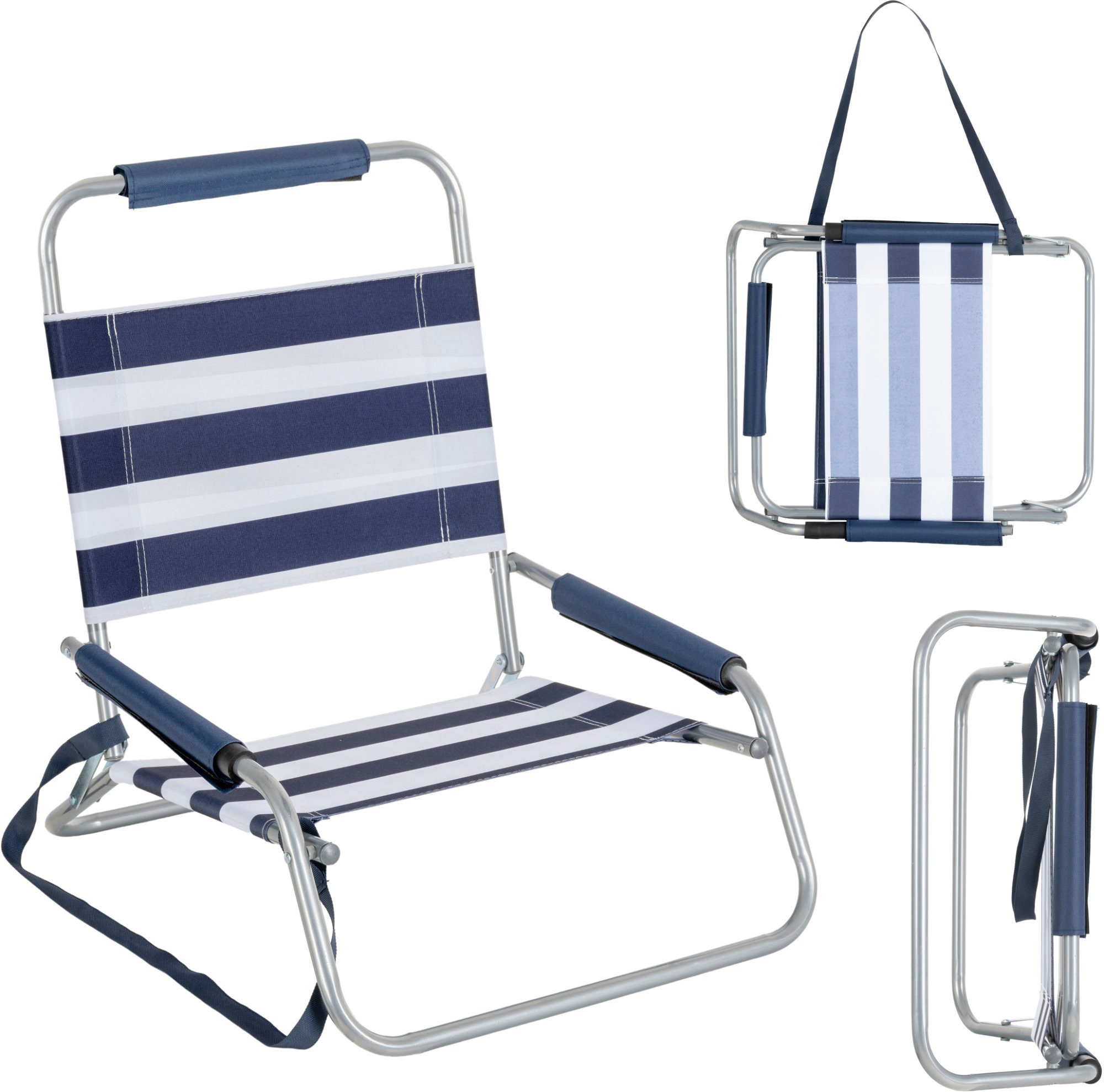 Stagecaptain Klappstuhl Strandstuhl klappbar leicht mit Schultergurt und Rü günstig online kaufen