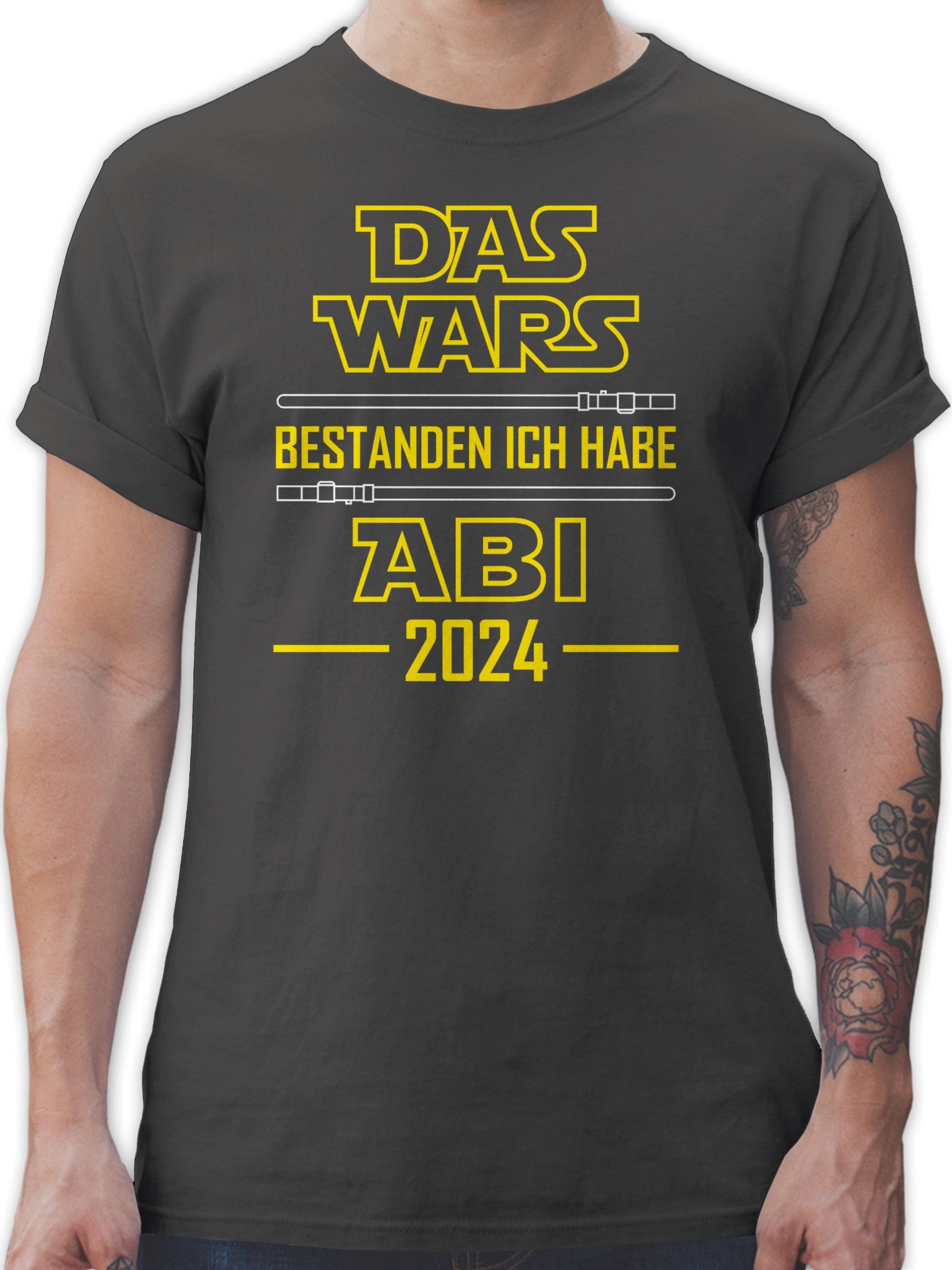 Shirtracer T-Shirt Das Wars bestanden ich habe Abi 2024 Abitur & Abschluss 2024 Geschenk