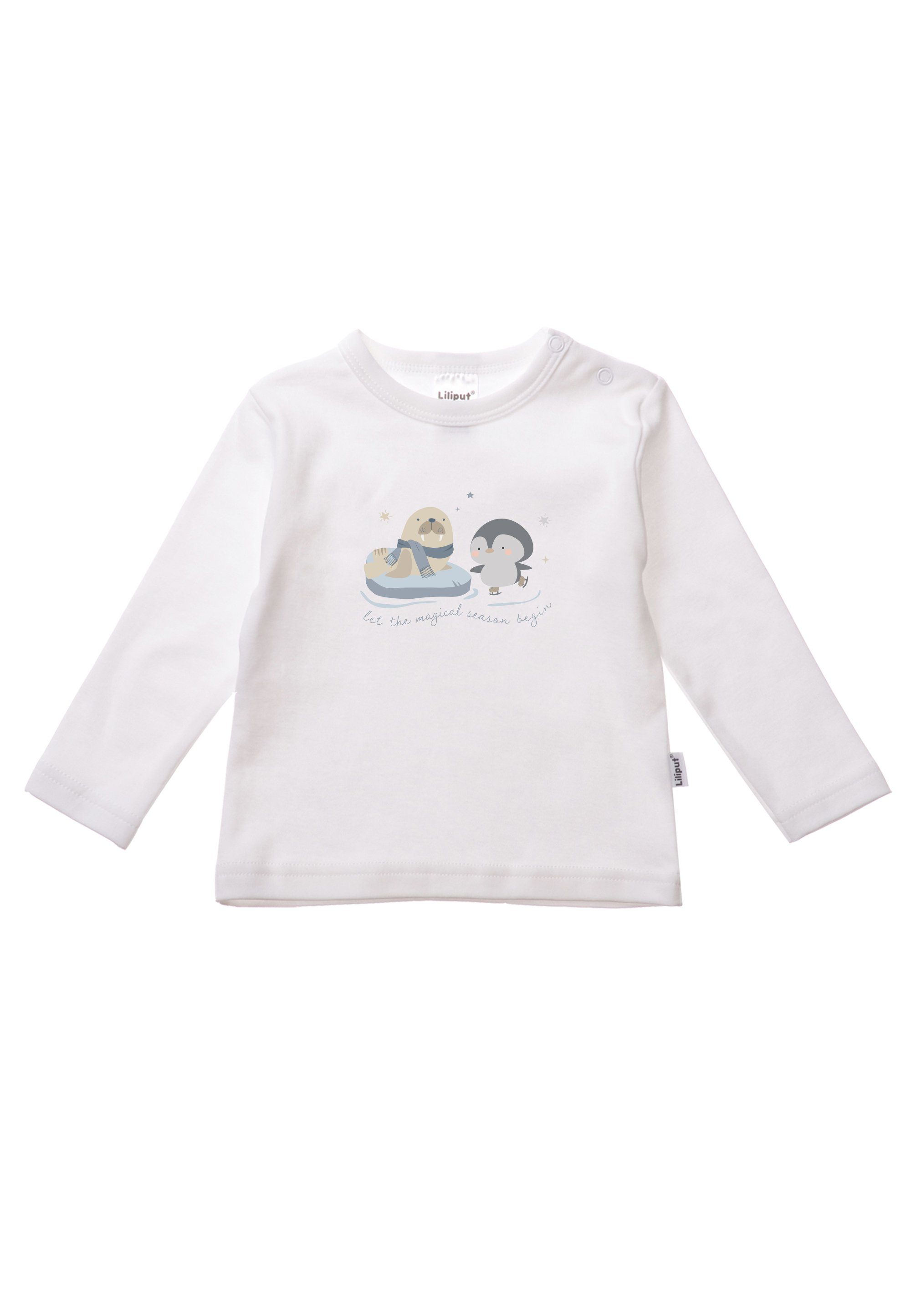 Langarmshirt Pinguin und Robbe