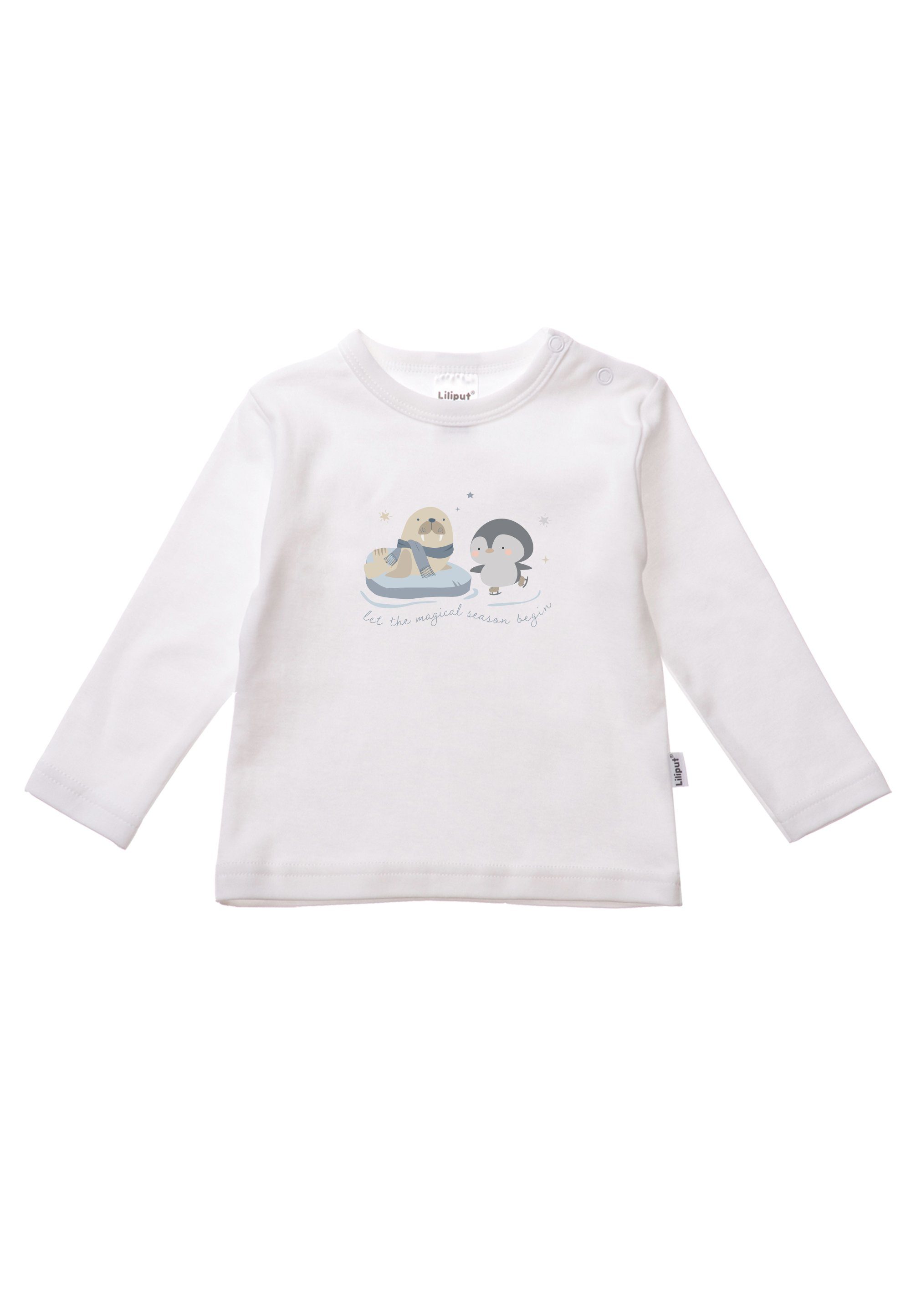 Liliput T-Shirt Robbe mit angenehmem Pinguin und Rundhalsausschnitt