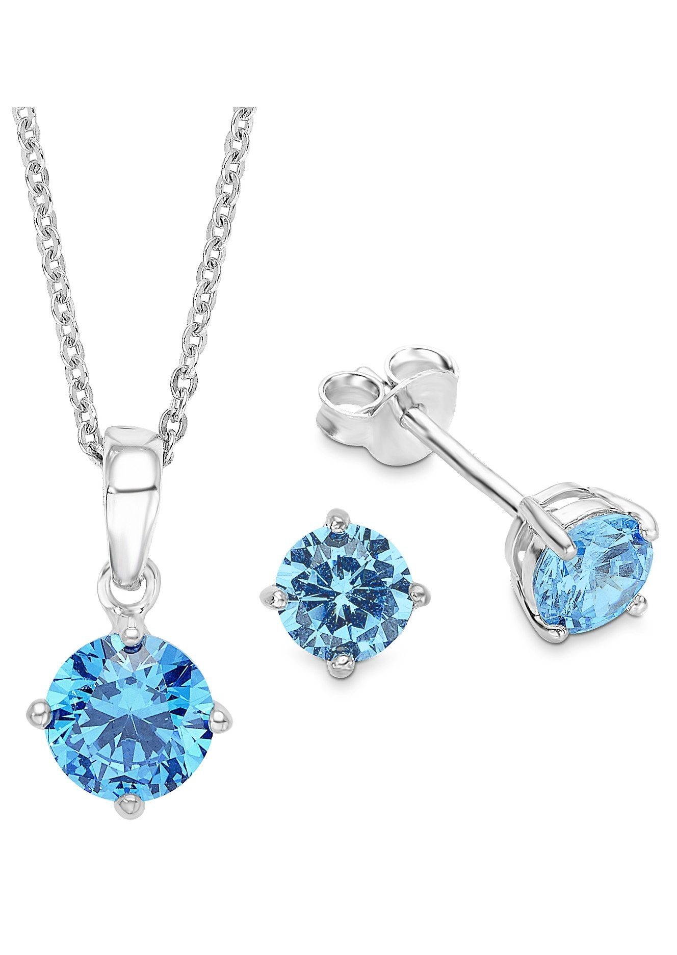 Amor Schmuckset (Set, 4-tlg), mit Zirkonia (synth)