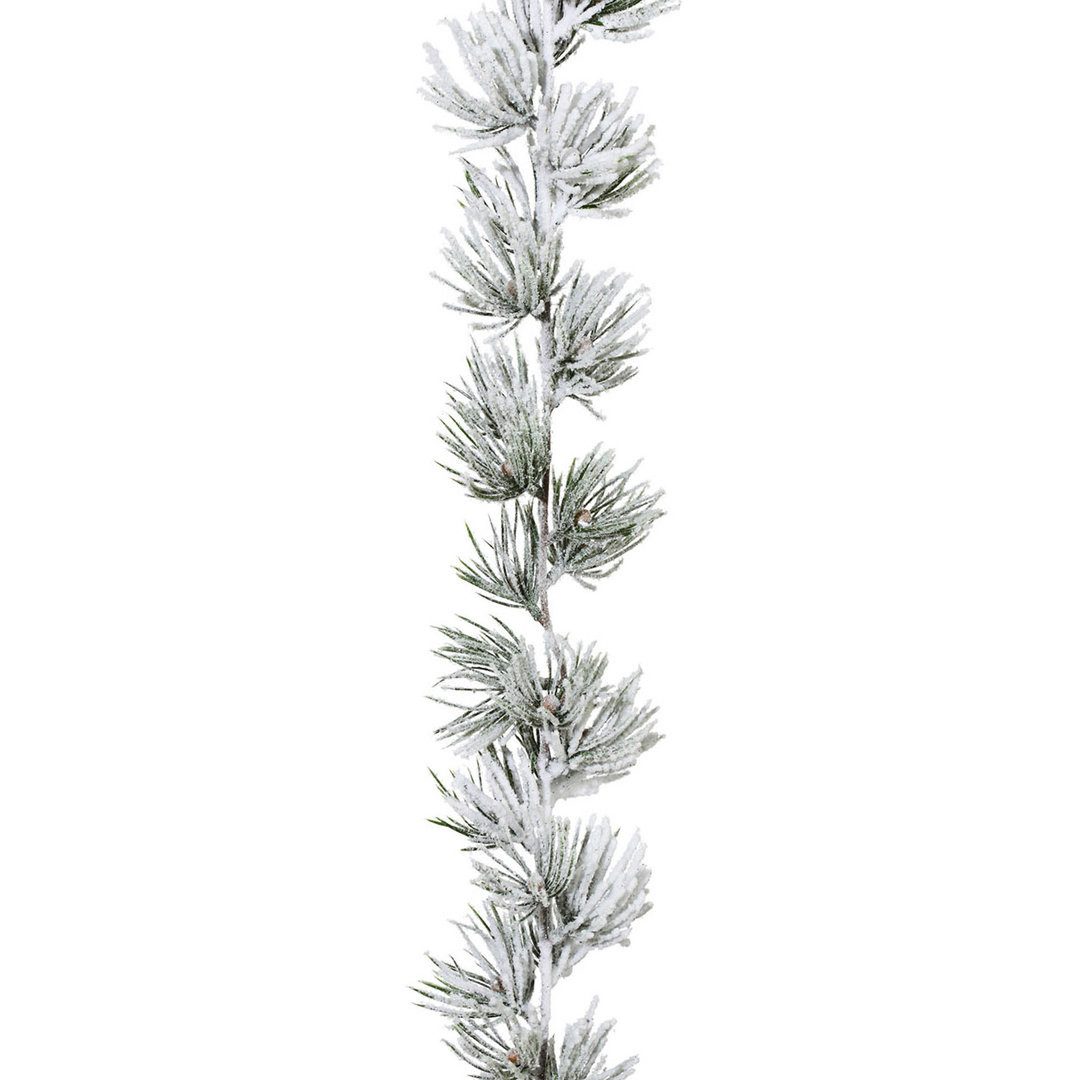 Kunstgirlande Künstliche KIEFERNGIRLANDE ca 180cm beschneit., günstig online kaufen