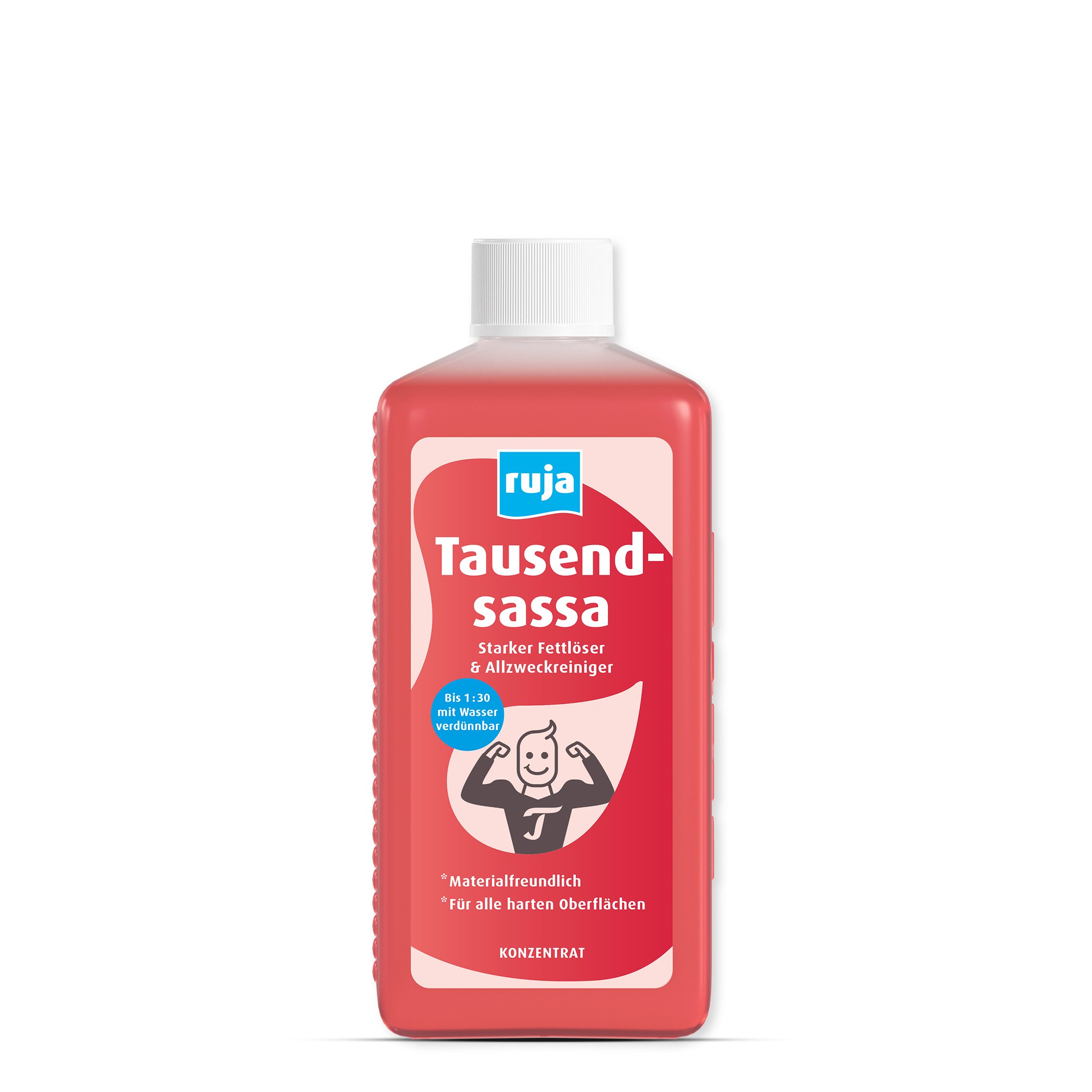 ruja Tausendsassa Reinigungskonzentrat (Bis 1:30 verdünnbar Allzweckreiniger Konzentrat für Küche, Haushalt, Böden, Möbel, Caravan)