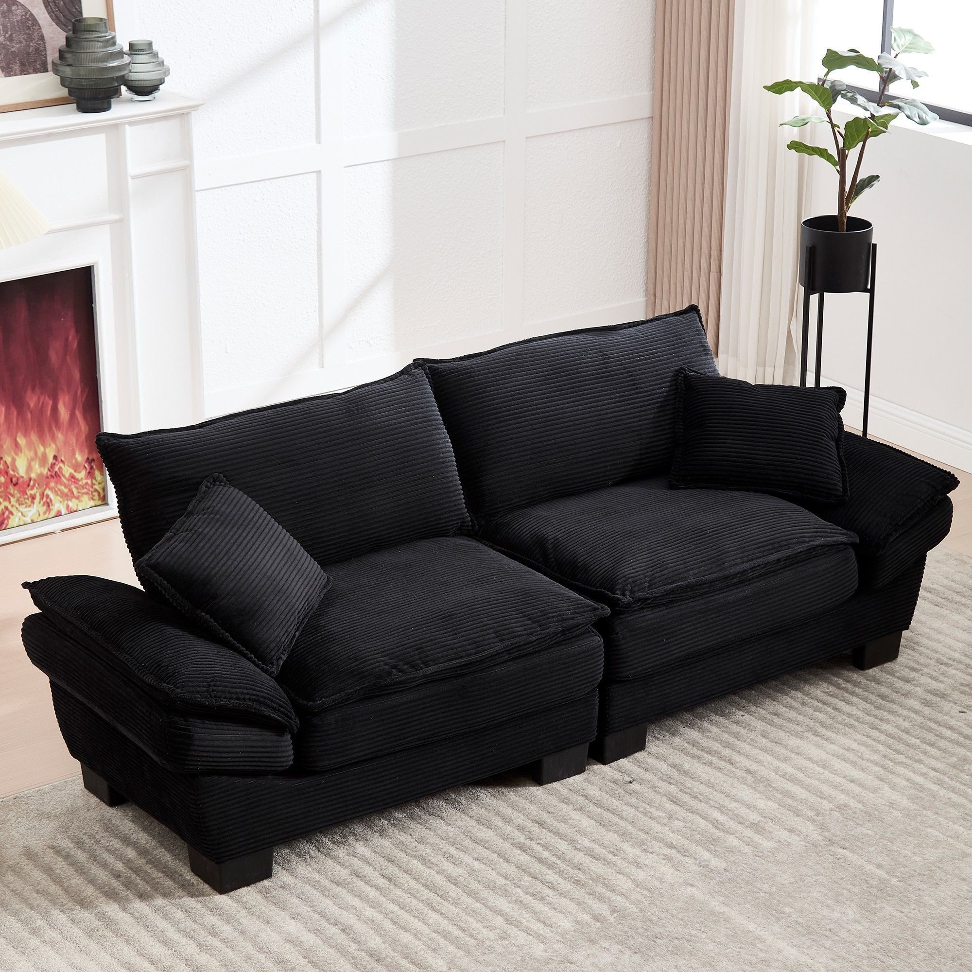 LVHOM Loungesofa 224x81x81 cm, 2er-Sofa mit günstig online kaufen