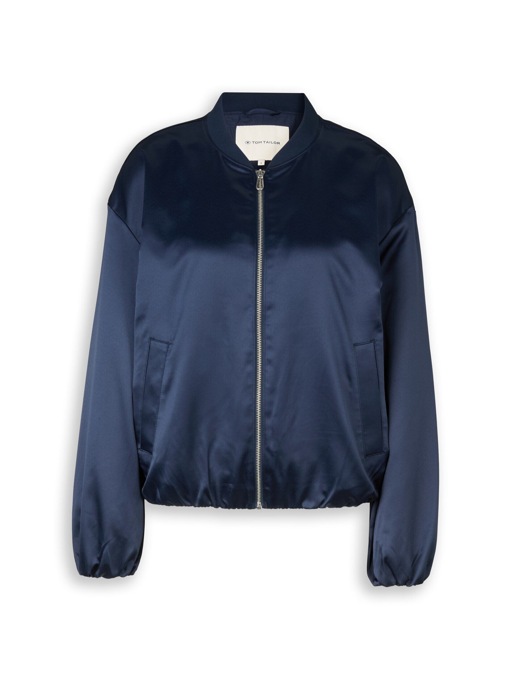 TOM TAILOR Sommerjacke Jacken Satin Blouson Jacke mit Bomberkragen