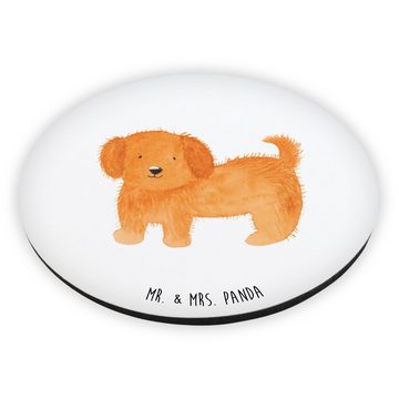 Mr. & Mrs. Panda Magnet Hund Flauschig - Weiß - Geschenk, Motivmagnete, Hundespruch, Hundemam (1-St), Glücksbringer