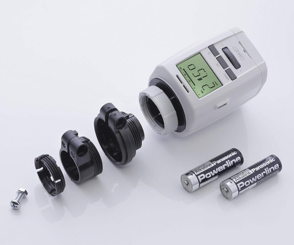 EUROtronic Heizkörperthermostat Energiepsar Heizkörperthermostat 8 - 28°C elektronisch programmierbar