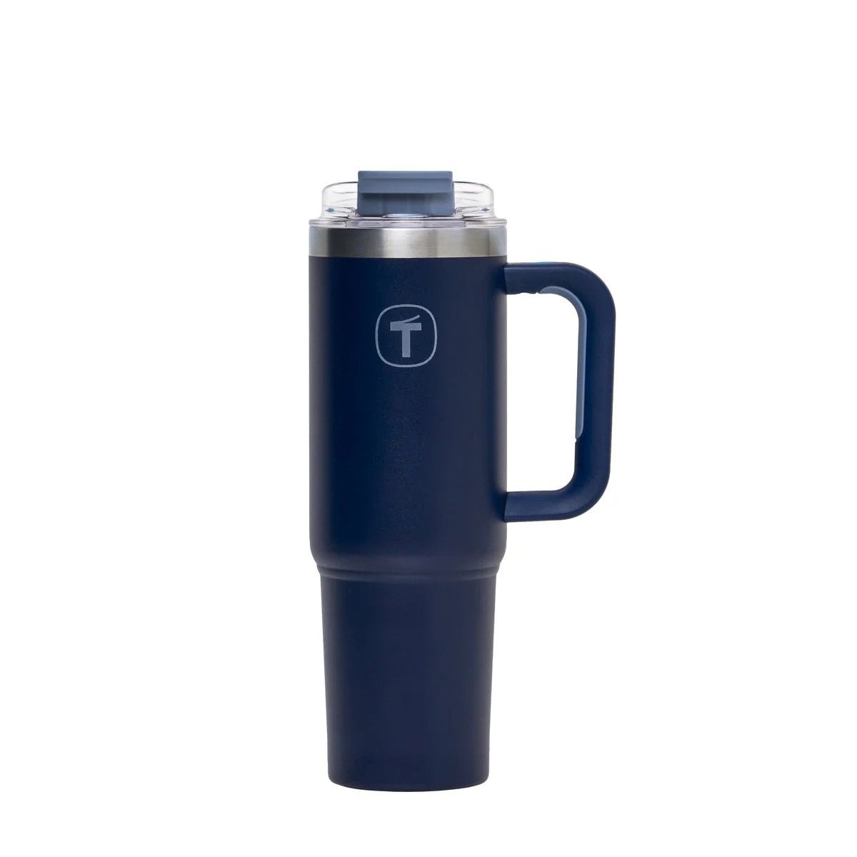 TUPPERWARE Thermobecher Tupperware® Big T Tumbler 1,1l Blau inkl. Trohhalmbürste