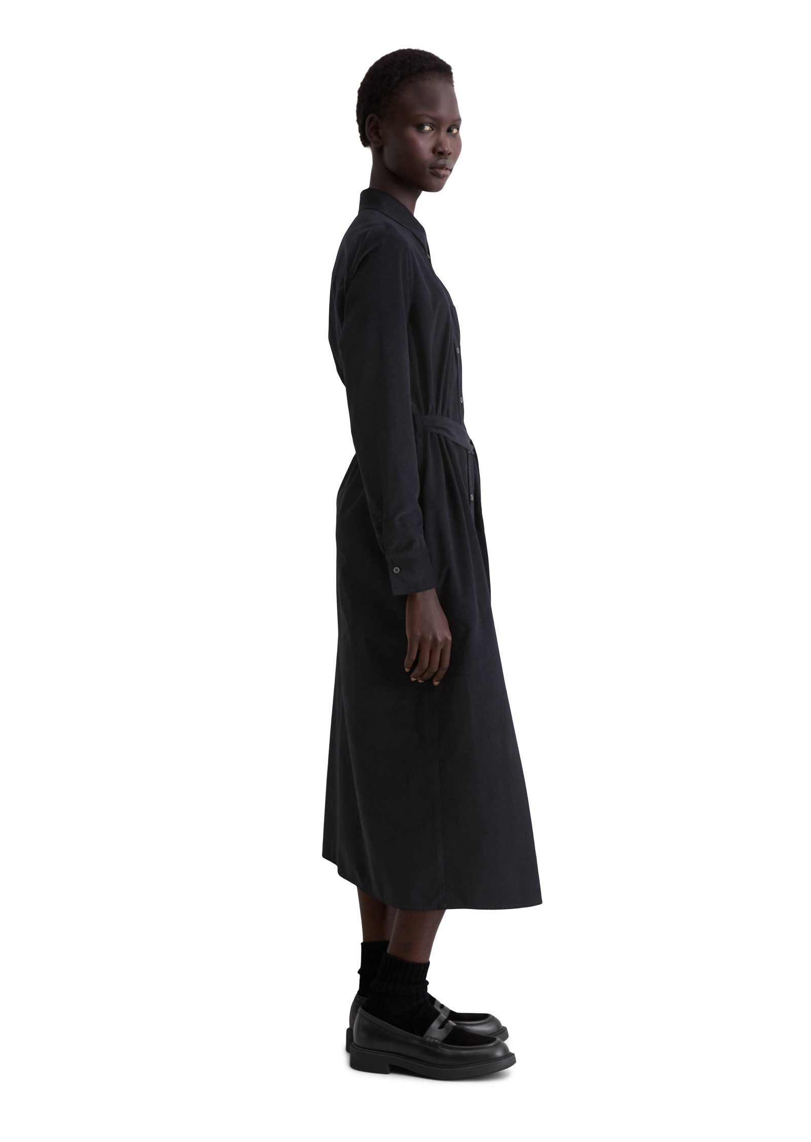 Marc O'Polo Midikleid aus softem Organic Cotton-Lyocell-Mix günstig online kaufen