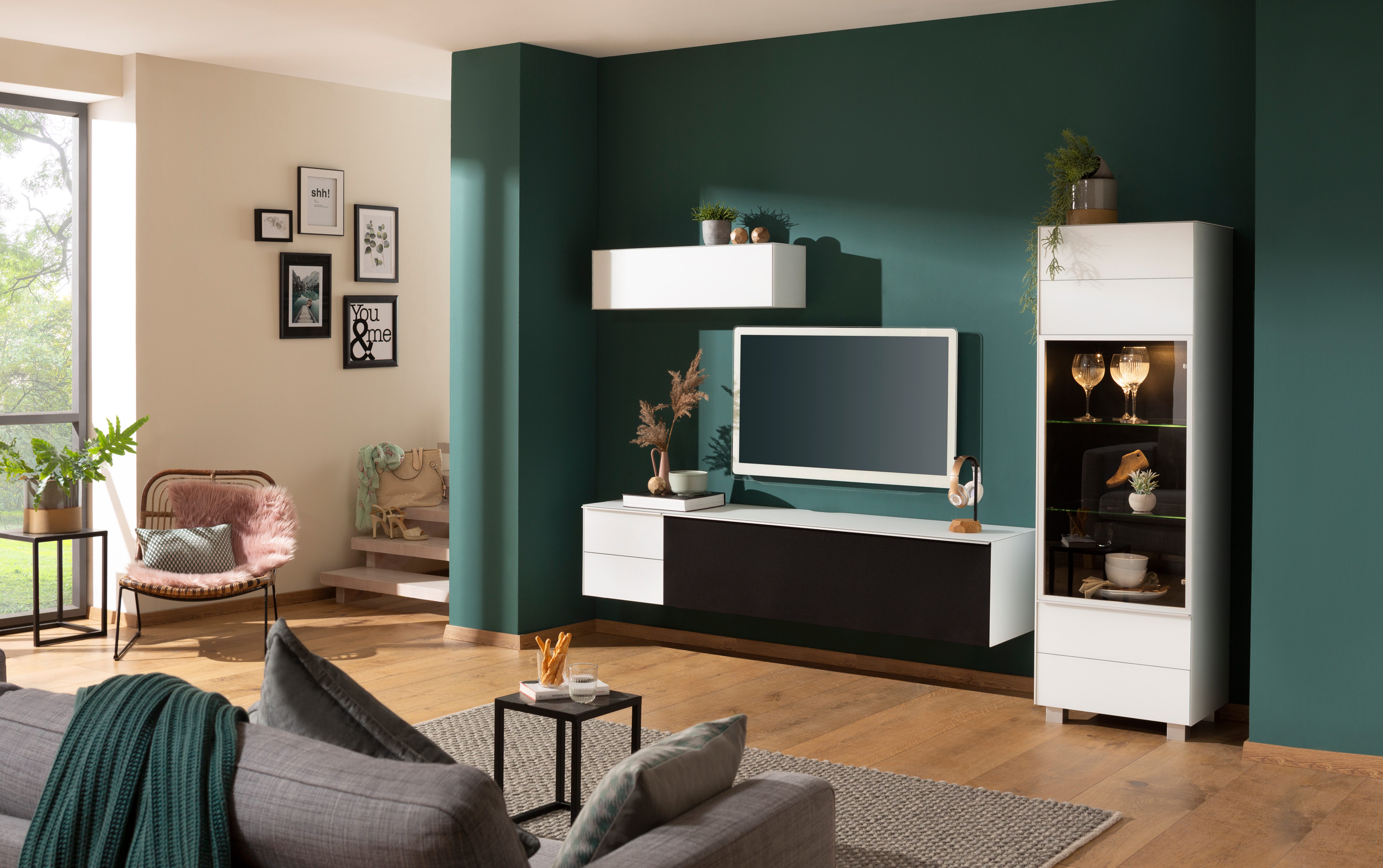 Maja Möbel Lowboard Maja Soundboard 7777 (wandhängend) (wandhängend), 180 cm