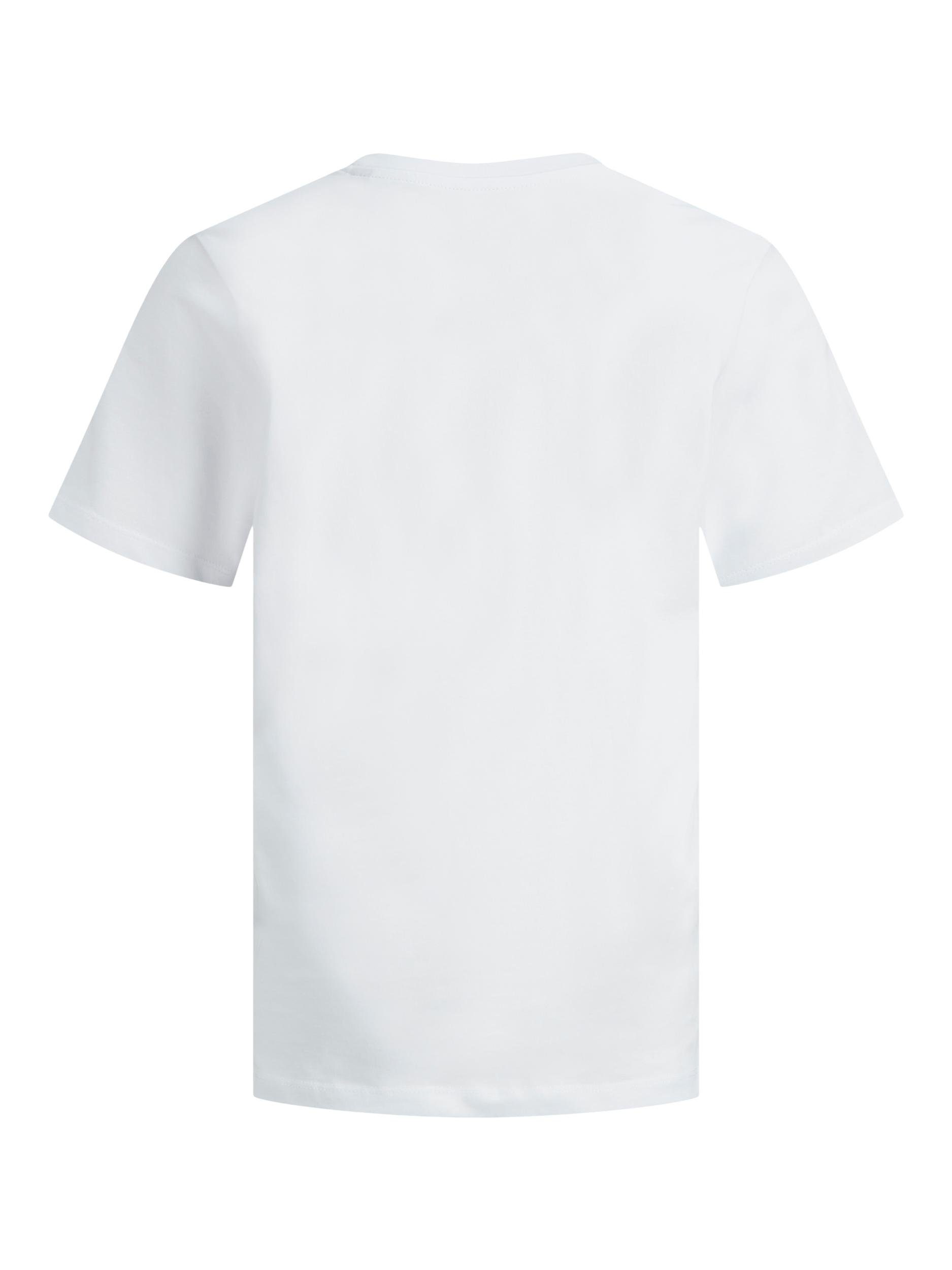 Jack & Jones Junior T-Shirt JR T-Shirt CREW SS white LOGO TEE PLAY JJECORP