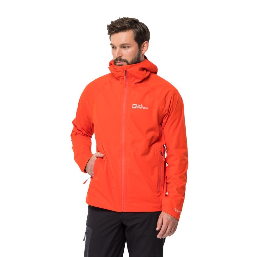 Jack Wolfskin Softshelljacke Wanderjacke Emberberg 3l (sehr atmungsaktiv, wasserdicht, winddicht)