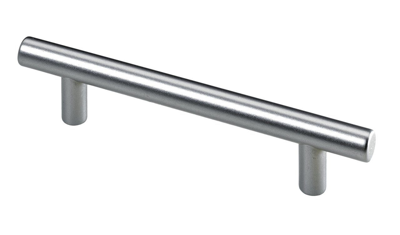 Möbelgriff Hettich Möbelgriff Kunststoff Aluminium Optik 12 x
