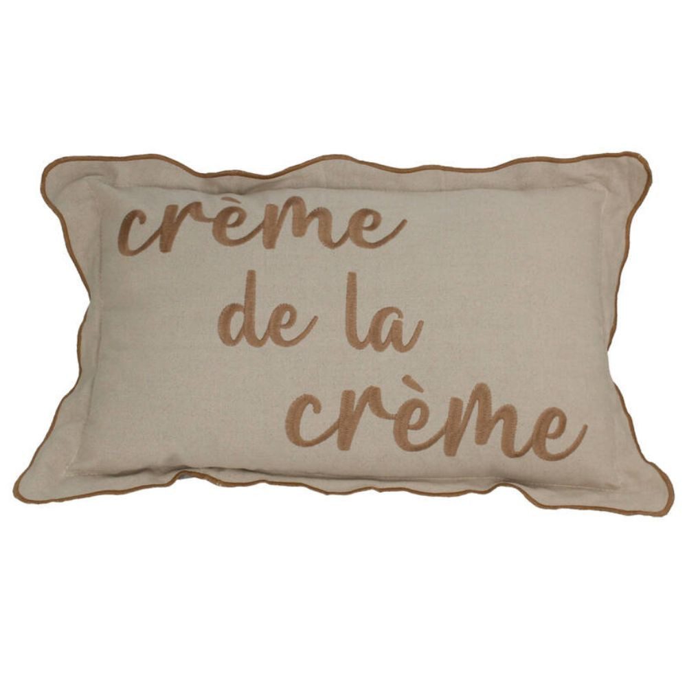 Kersten BV Dekokissen Kissen Baumwolle - Créme de la Créme 30 x 50 cm