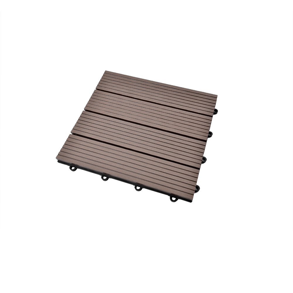 euroharry WPC-Fliesen 11St. 30x30 cm WPC günstig online kaufen