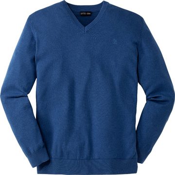 Otto Kern V-Ausschnitt-Pullover optimaler Ganzjahrespullover aus reiner Baumwolle