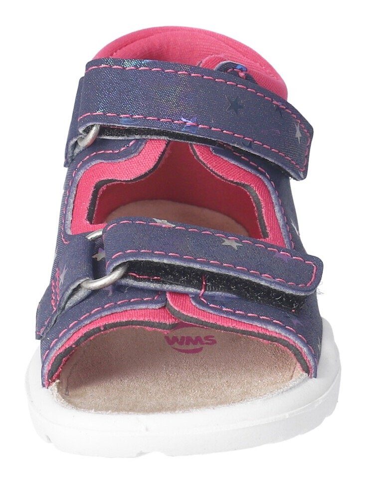 Titu navy-pink-changierend Print by mit schimmerndem WMS: Lauflernschuh normal RICOSTA PEPINO